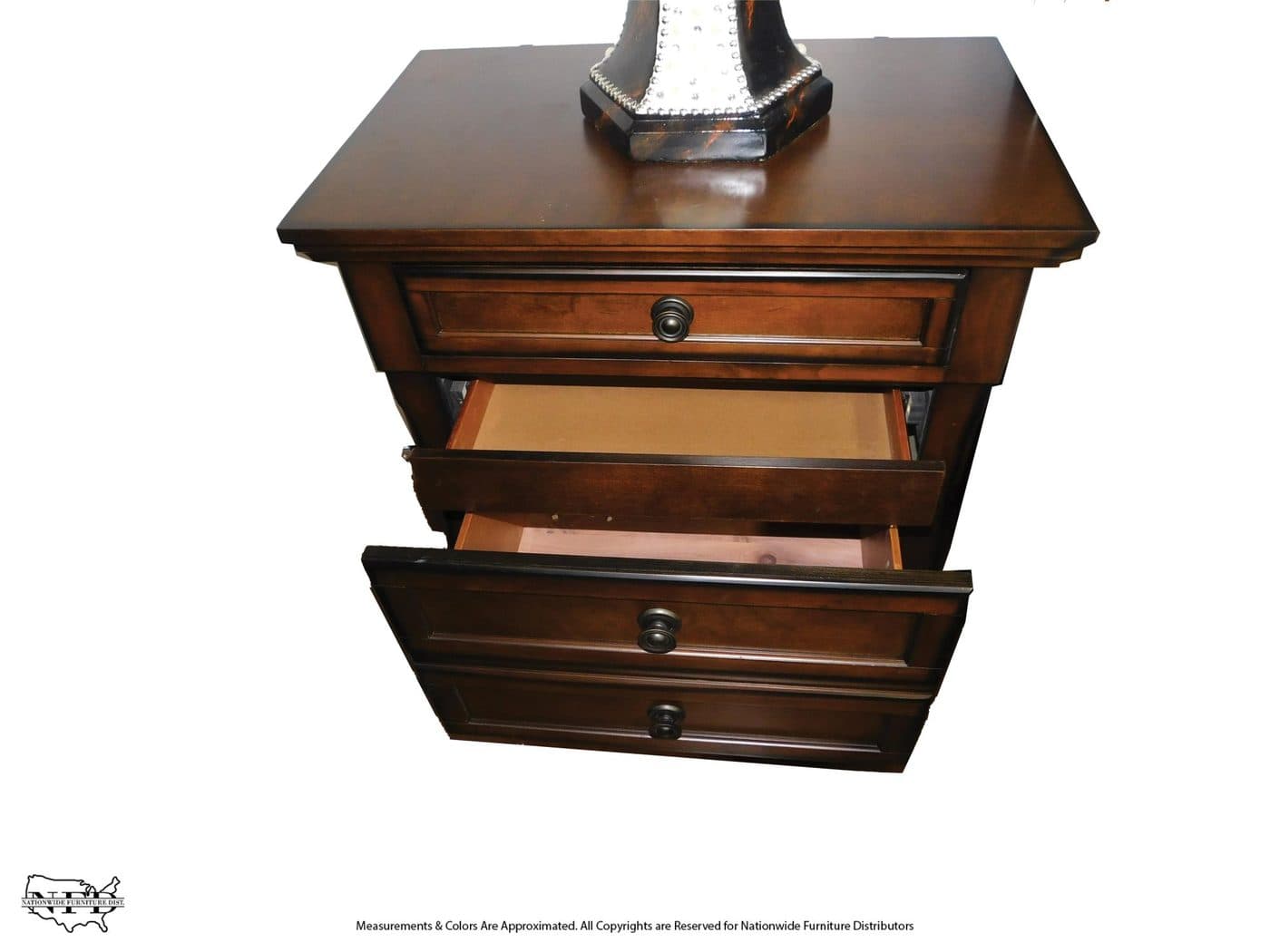 Dresser, Mirror and Queen Bed, view 3