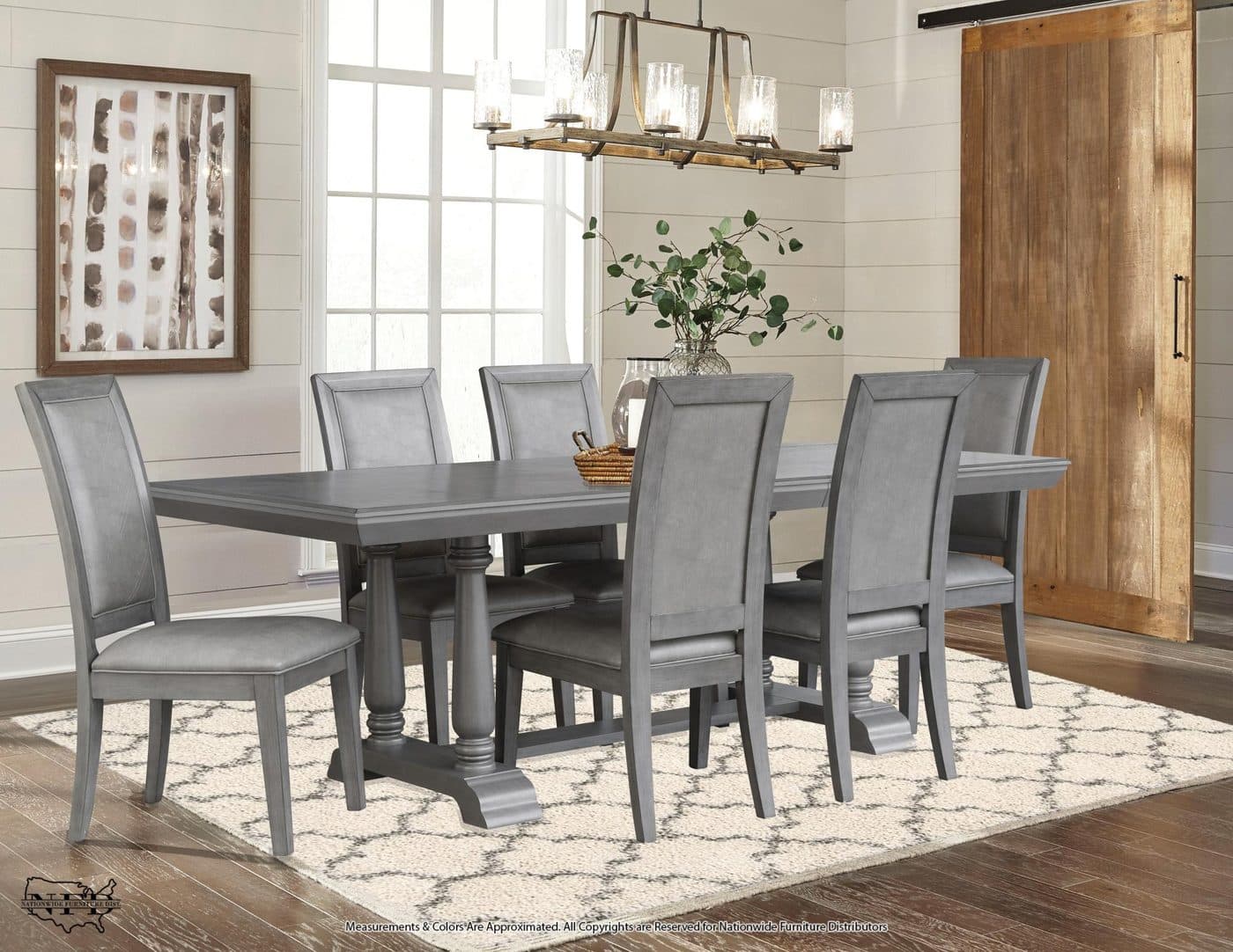Dining Table and 6 X Side Chair