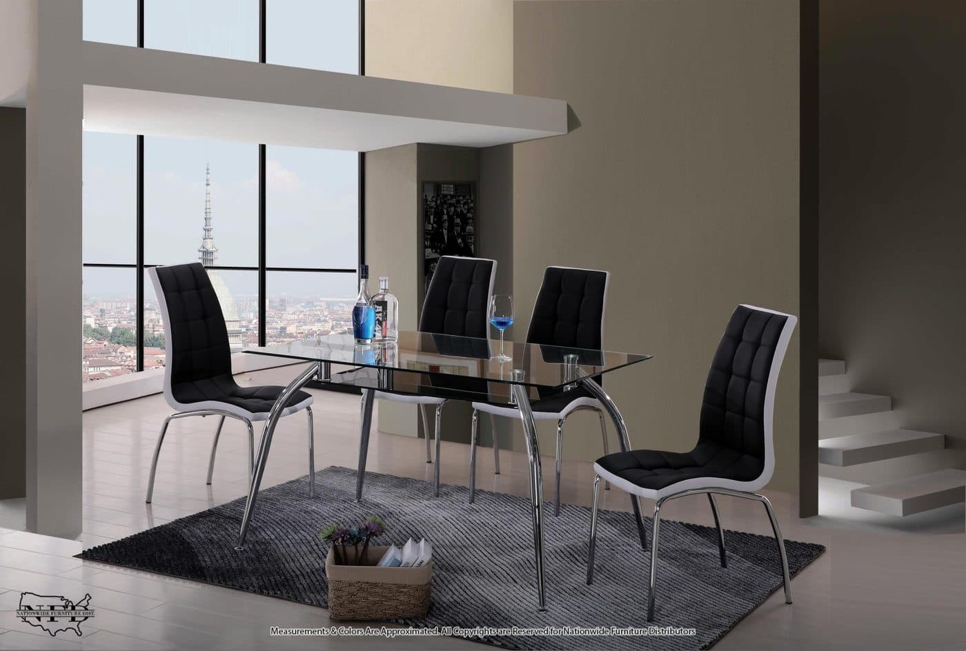 Dining Table and 4 X Side Chair