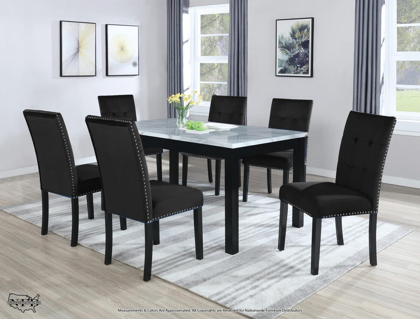 Table and 6 X Side Chair