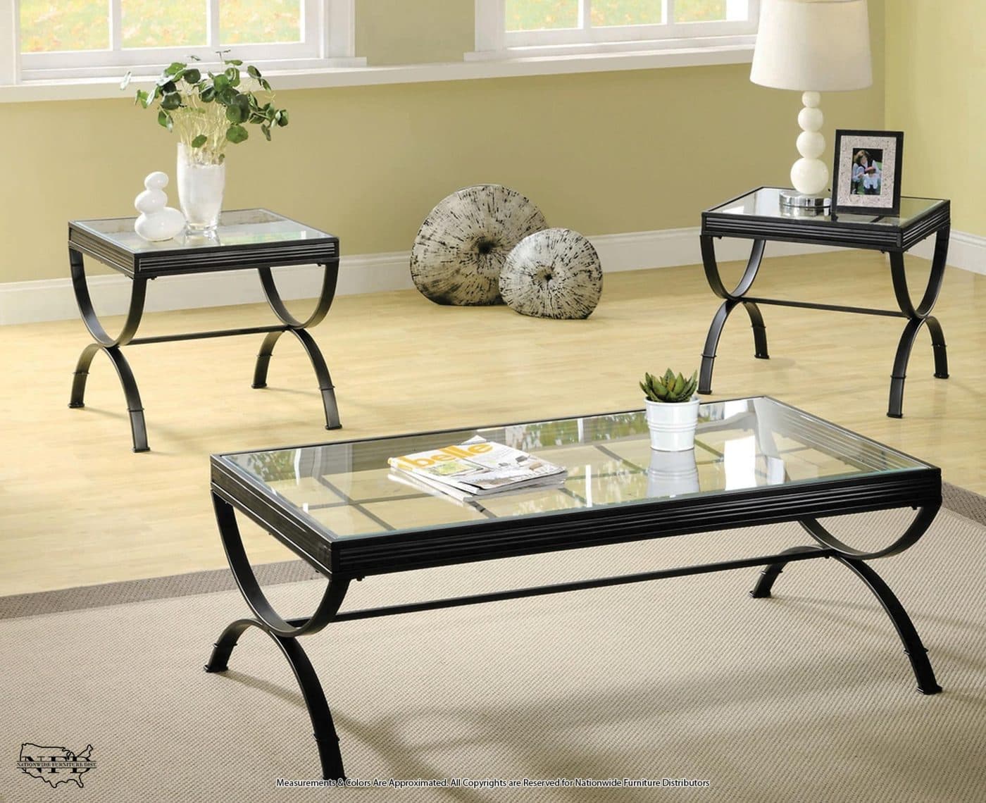 Cocktail & 2 End Tables