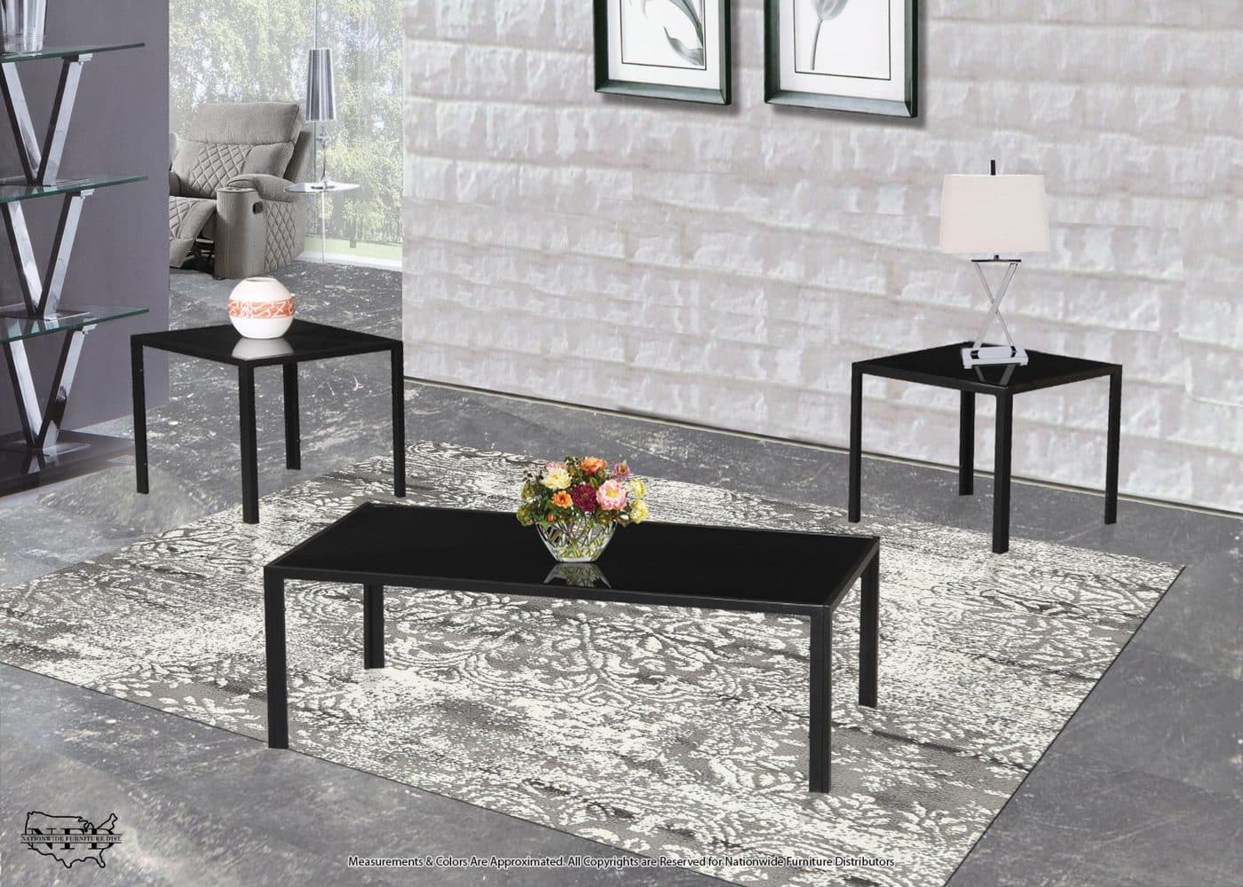 Cocktail & 2 End Tables