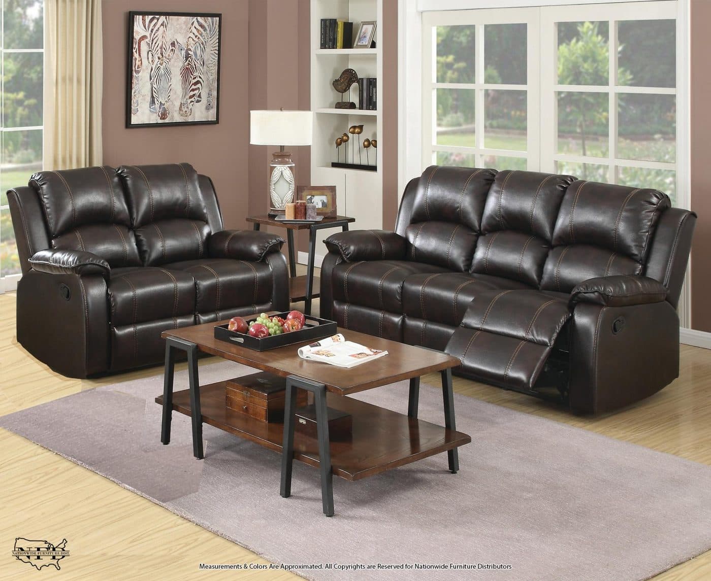 Reclining Sofa and Reclining Loveseat, view 2
