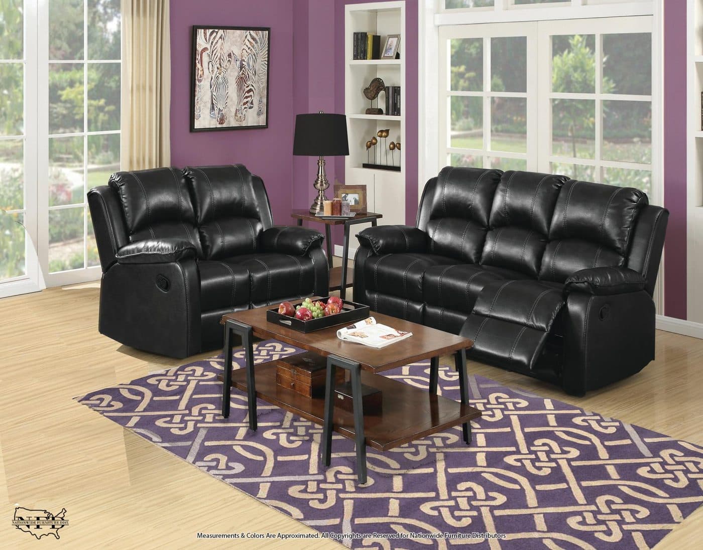 Reclining Sofa and Reclining Loveseat, view 2