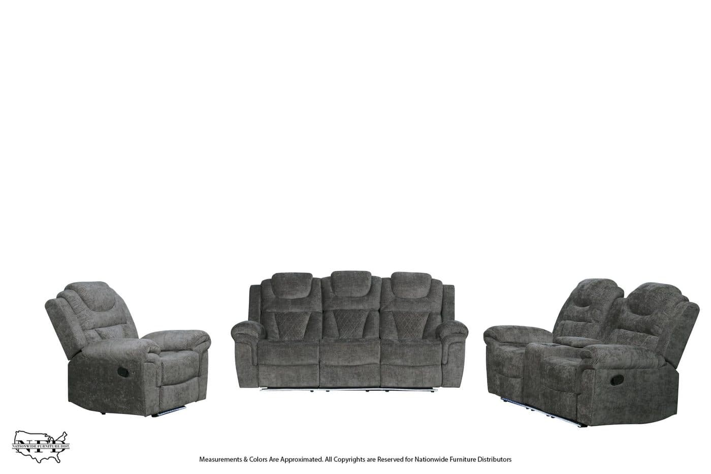 Reclining Sofa and Reclining Loveseat, view 2
