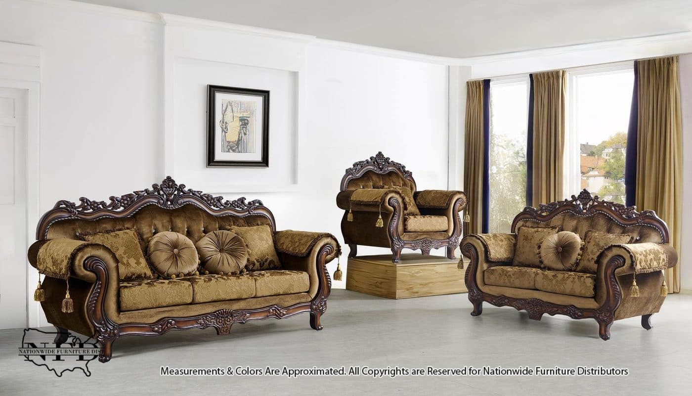 Traditional Sofa and Traditional Loveseat, view 2