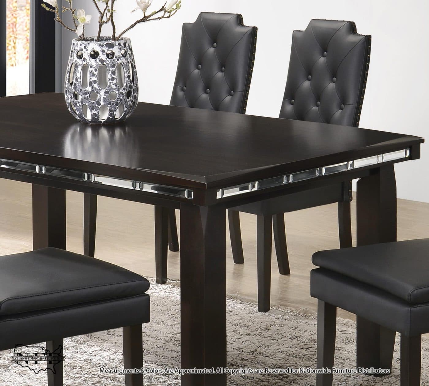 Table and 6 X Side Chair, view 2