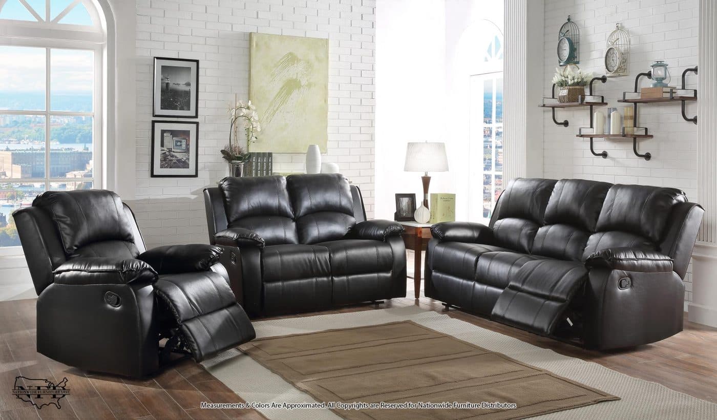 Reclining Sofa and Reclining Loveseat