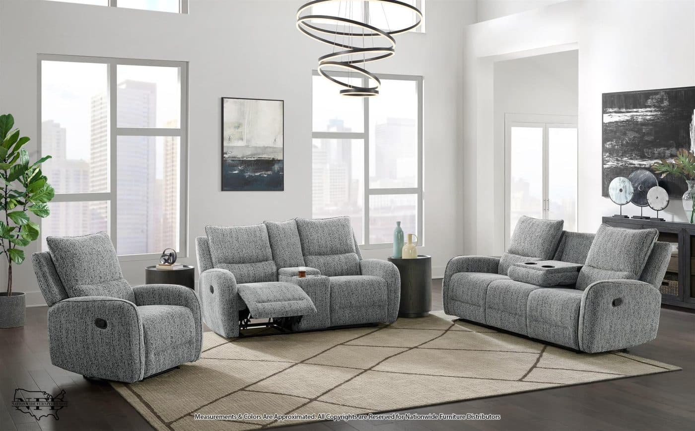 Reclining Sofa and Reclining Loveseat