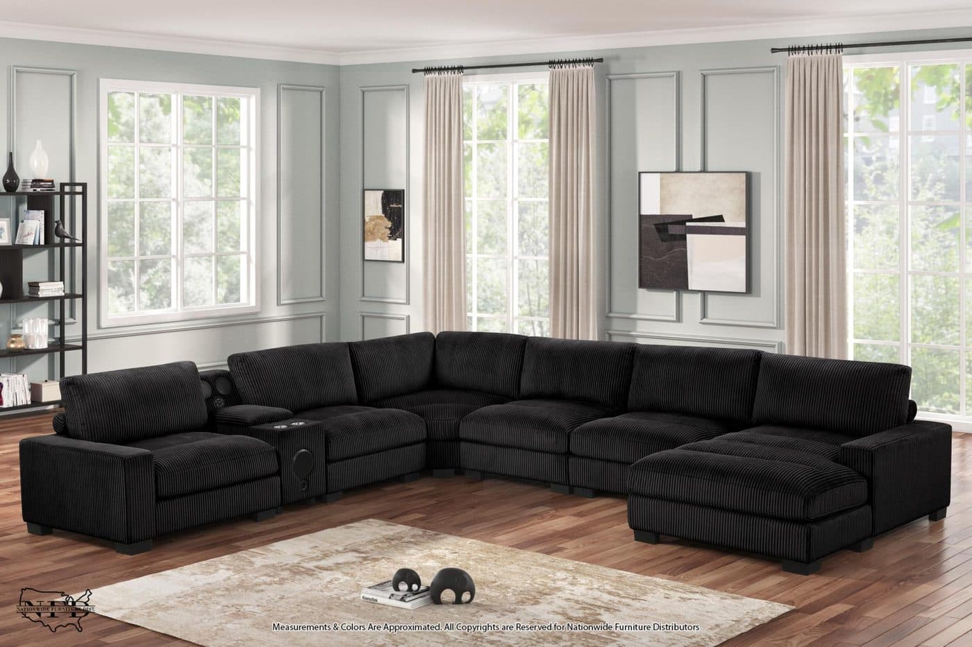 6 Pc. Sectional, view 2