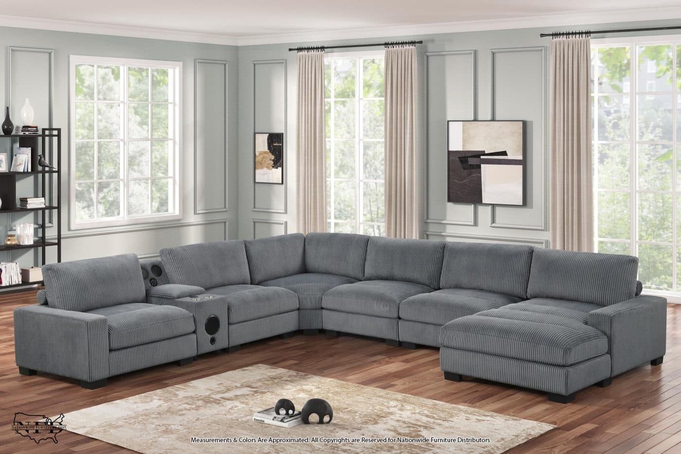 6 Pc. Sectional, view 2
