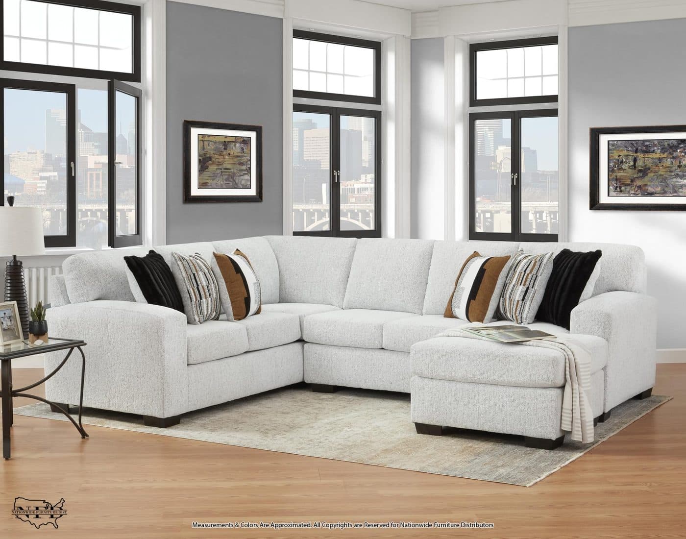 3 Pc. Sectional, view 2