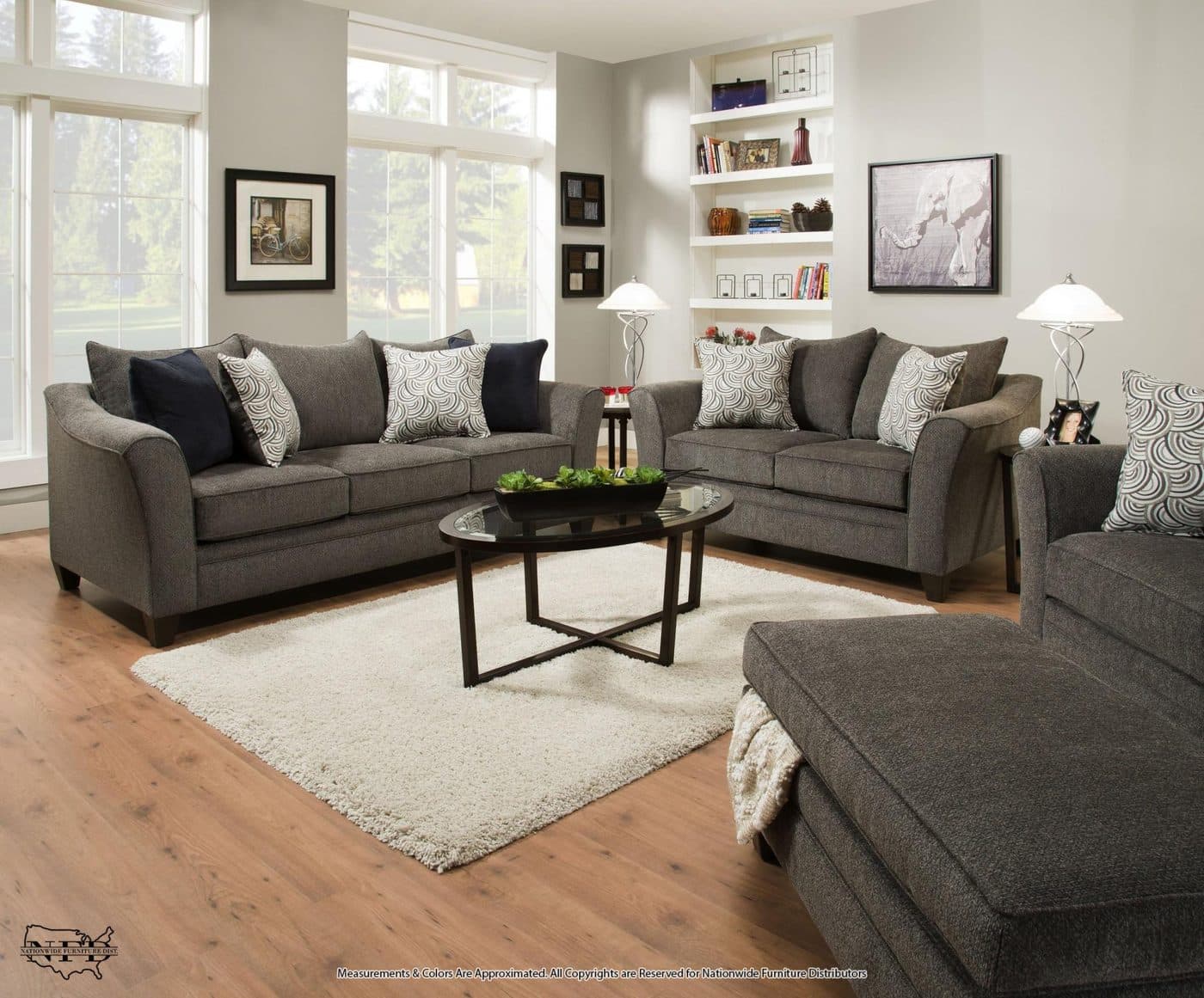 Sofa and Loveseat
