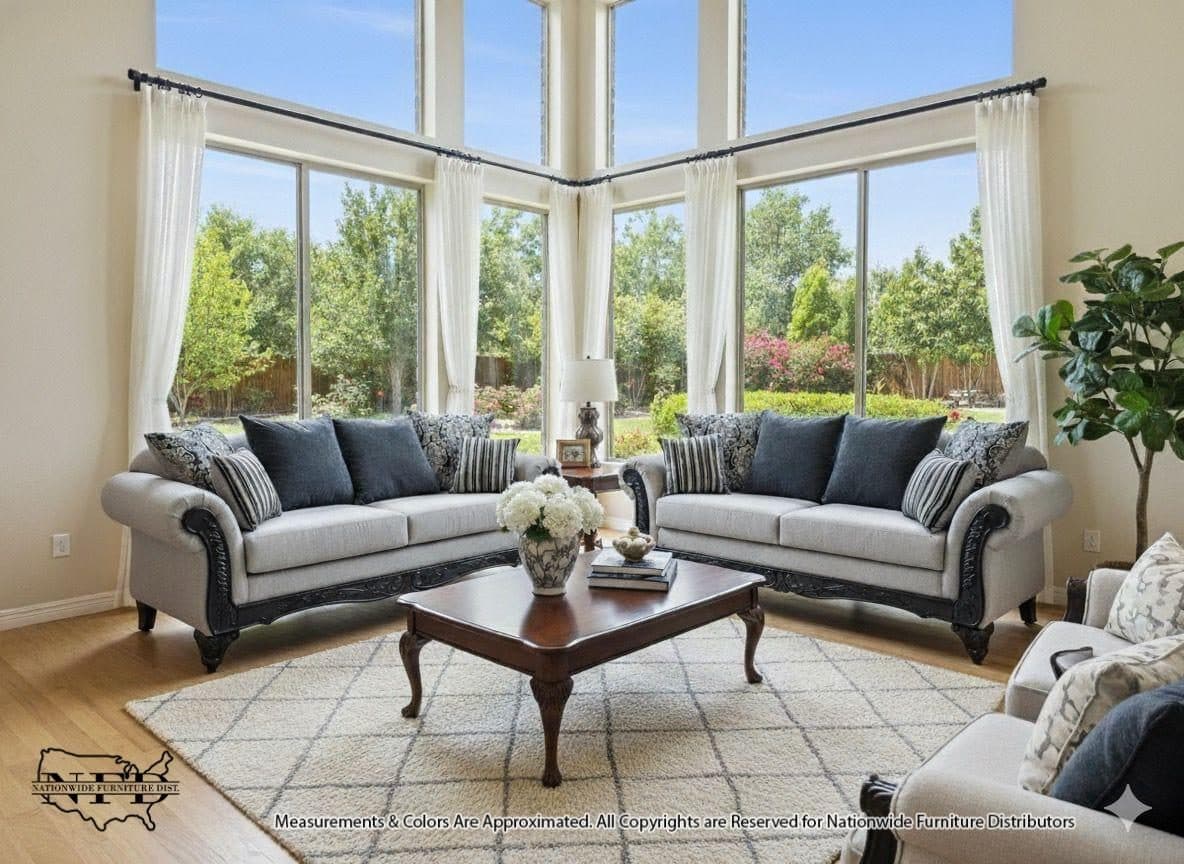 Sofa and Loveseat
