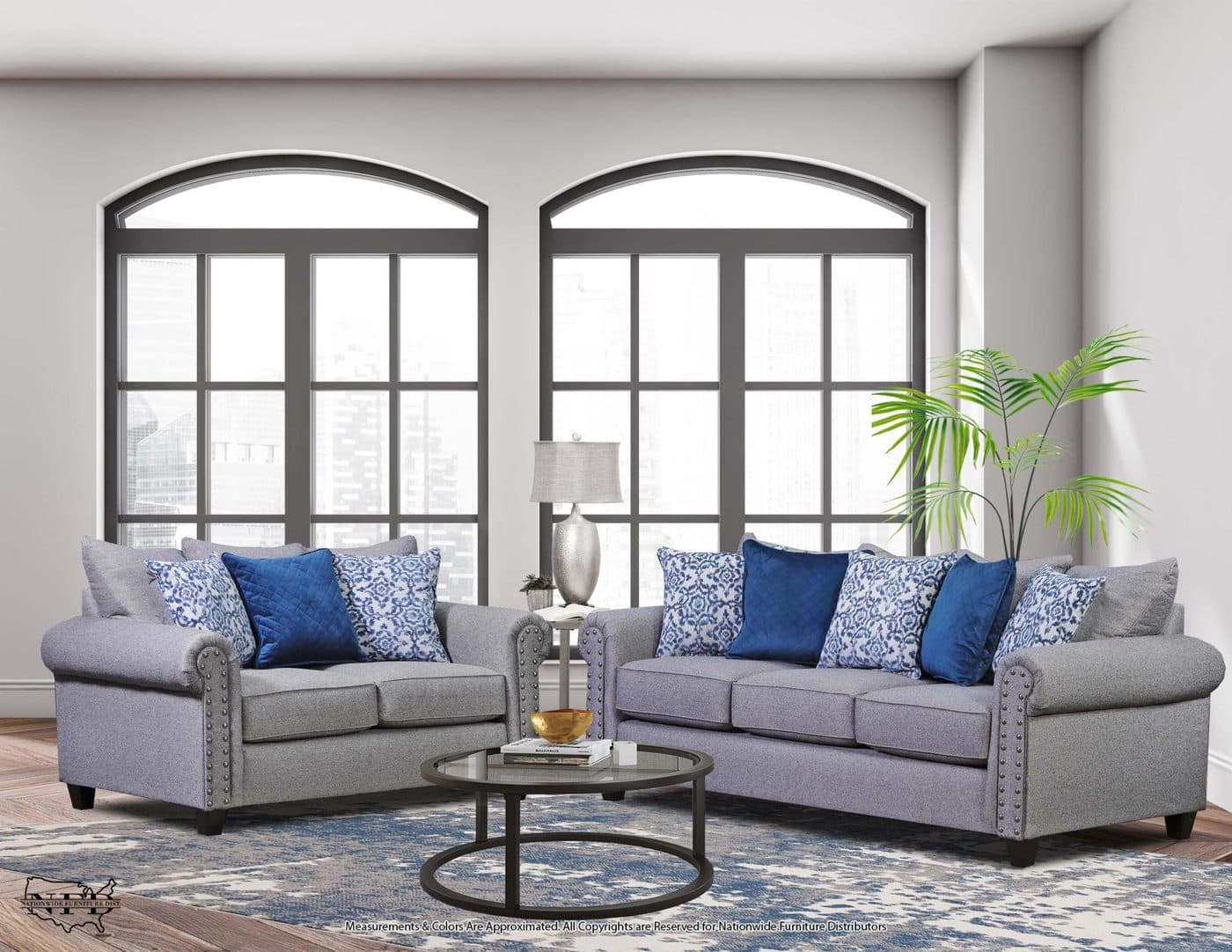 Sofa and Loveseat