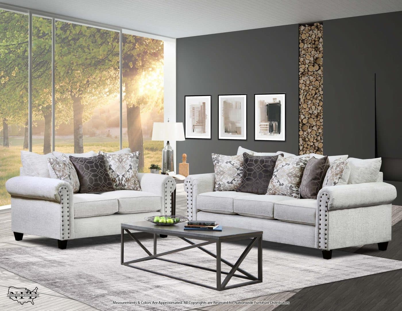 Sofa and Loveseat