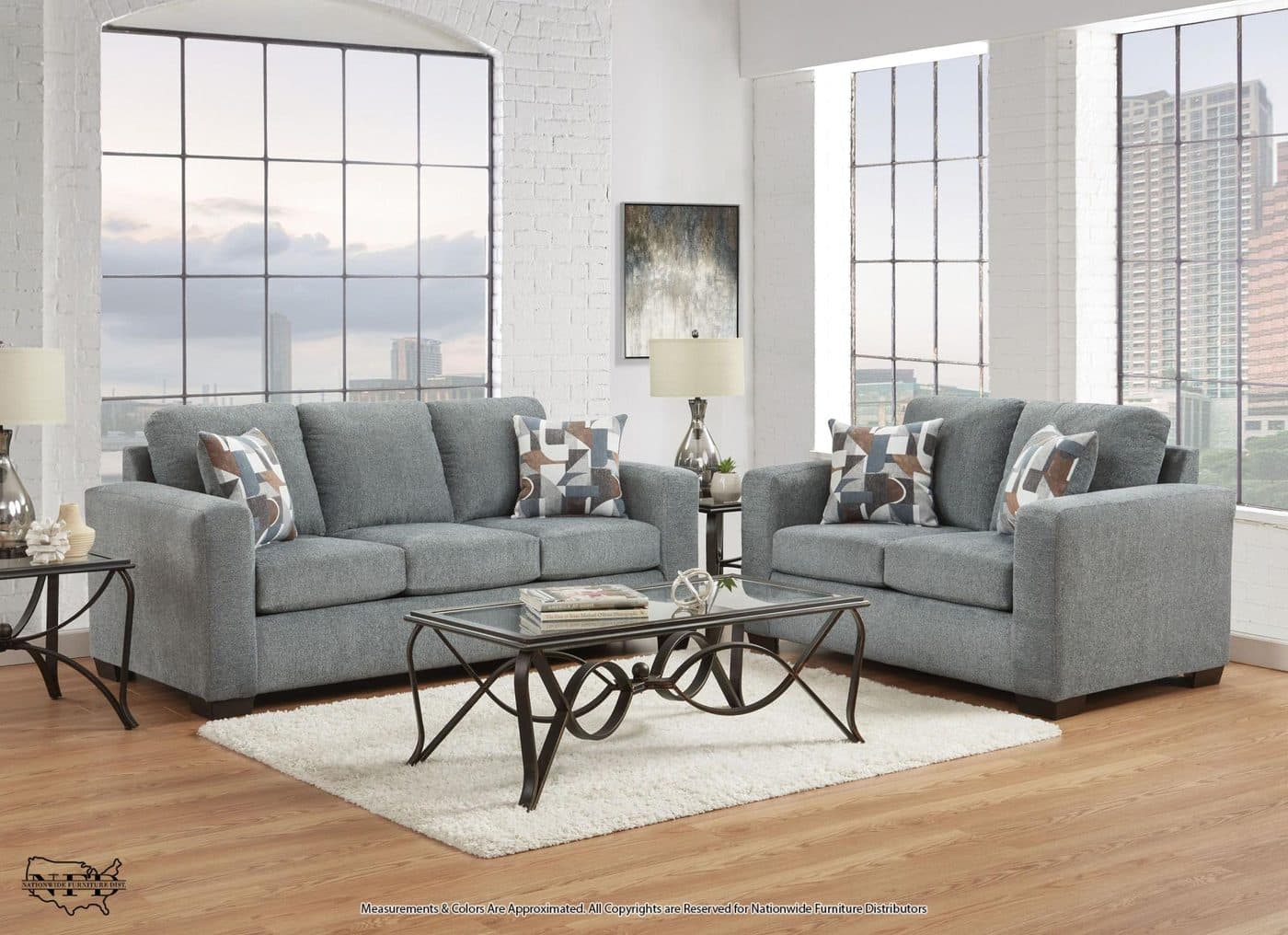 Sofa and Loveseat