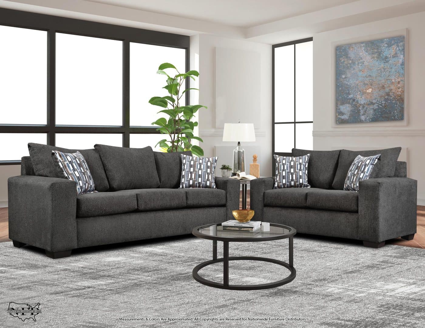 Sofa and Loveseat