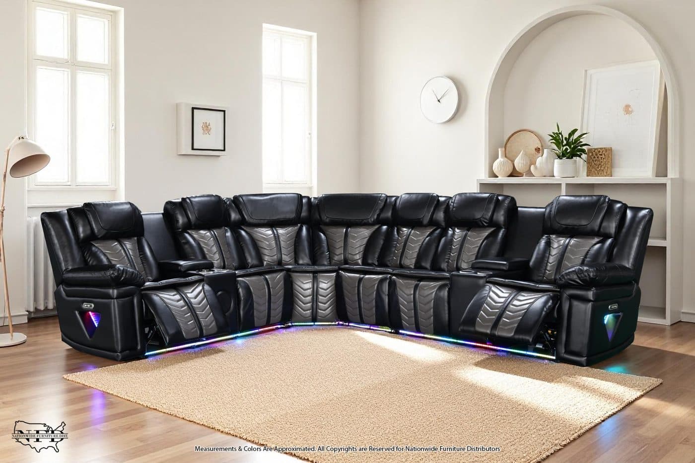 3 Pc. Sectional, view 2